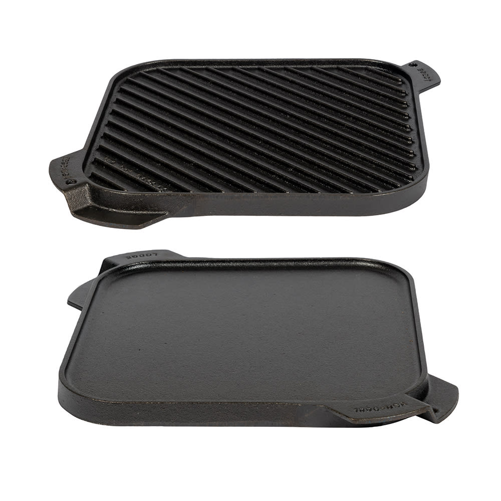 Reversible Double Burner Grill-Griddle (Assorted Colors)