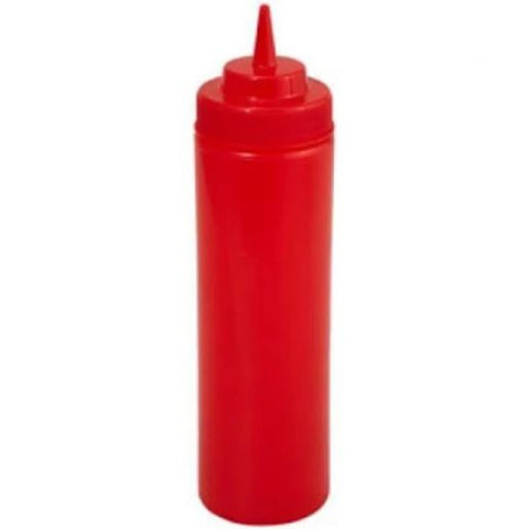 12 oz Red Squeeze Bottle
