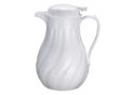 White Swirl Thermal Coffee Carafe