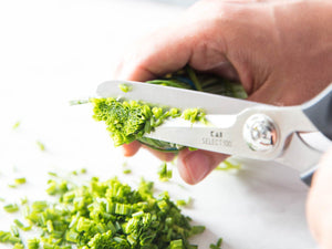 3 1/4" 5-Blade Stainless Steel Herb Shears with Blade Guard