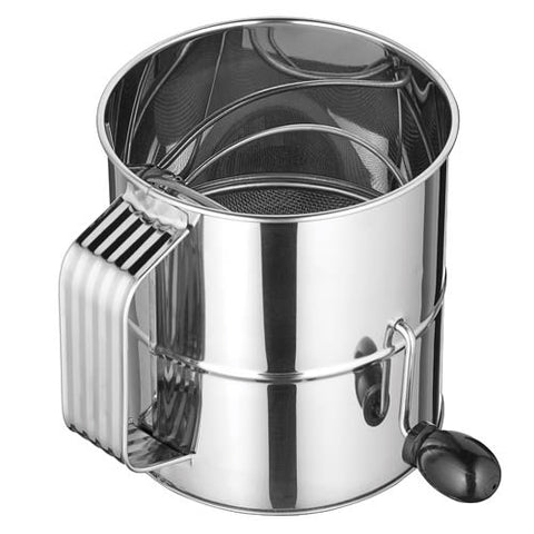 8 Cup Rotary Sifter, Stainless