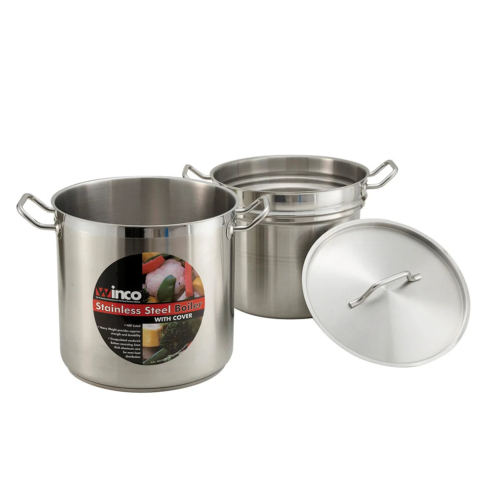 Stainless Steel Double Boiler w/Lid