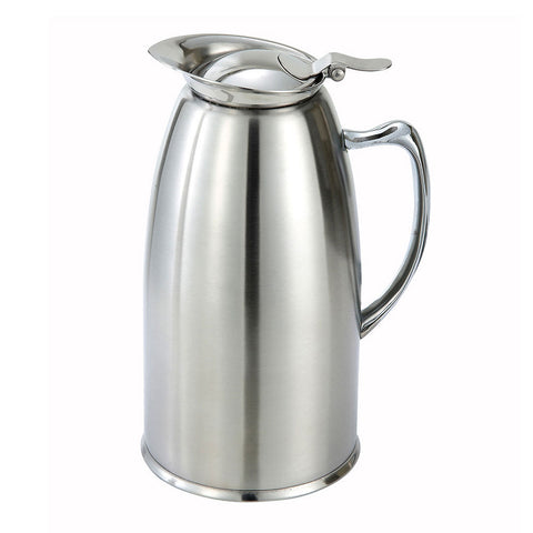 20 oz. Stainless Steel Pitcher w/ Lever Top, Gray