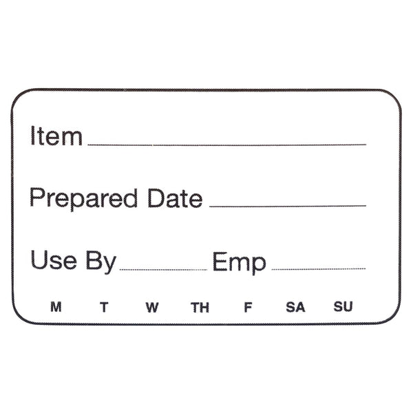 StoreSafe Food Rotation Labels - 1 1/4x2" (250 Per Roll)