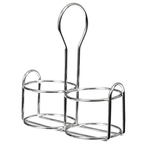 Wire Shaker Condiment Caddy w/ (2) Compartments Discontinued