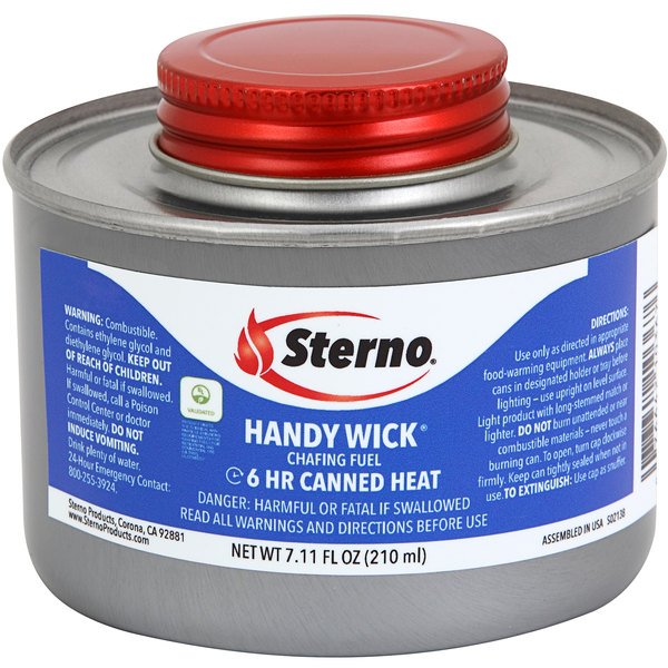 6 Hour Handy Wick Chafing Fuel with Safety Twist Cap