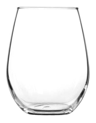 Libbey 217 12 oz. Stemless White Wine Glass