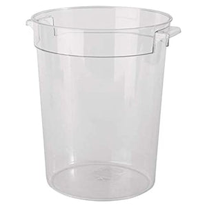 Storage Container, 22 quart, polycarbonate, round