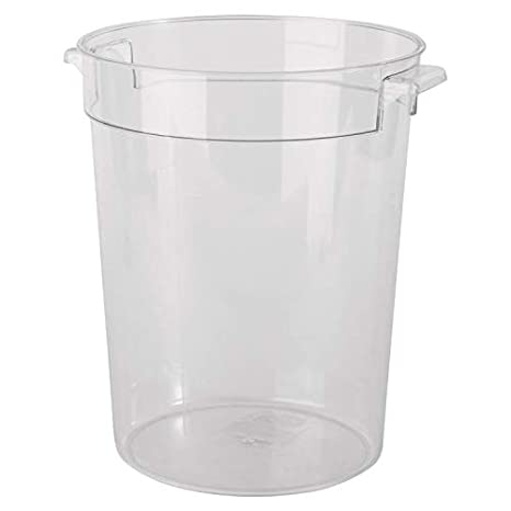 Storage Container, 4 quart, polycarbonate, round