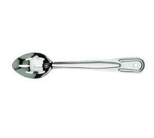 Winco Prime One-piece S/S 11" Slotted Basting Spoon, NSF