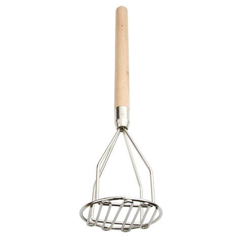 Round Nickle Plated Masher - 18"