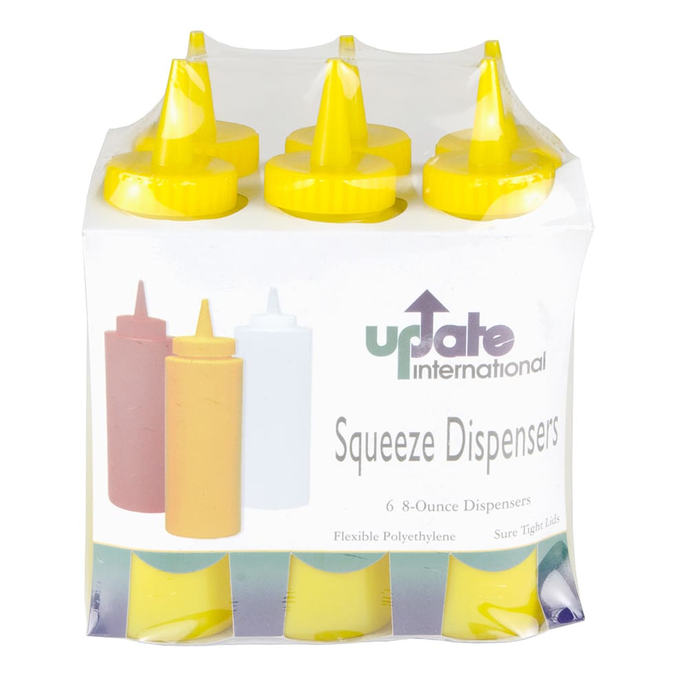 Yellow Squeeze Bottle (6 pack)