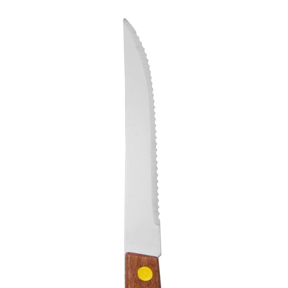 Pointed Tip Wood Handle Steak Knives