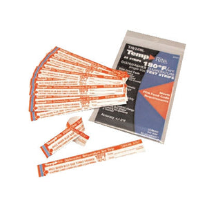 Taylor Dishwasher Temperature Test Strips, 180 F Degrees