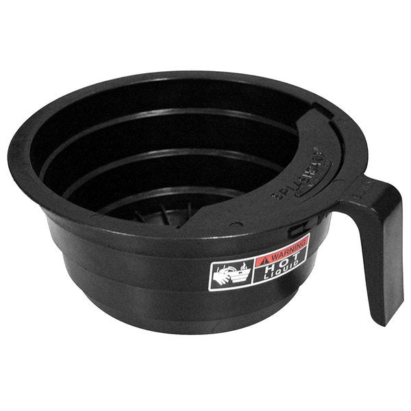 Bunn 7 1/8" SplashGard Funnel with Decals for Coffee Brewers, Black