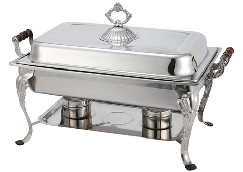 Crown 8 Quart Full-Size Chafer, Stainless Steel