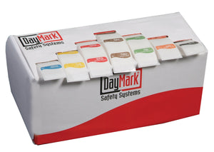 DissolveMark® Day of the Week 1" x 1" Labels