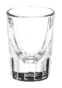 Libbey 5127/S0711 1.5 oz. Fluted Whiskey / Shot Glass with .875 oz. Cap Line