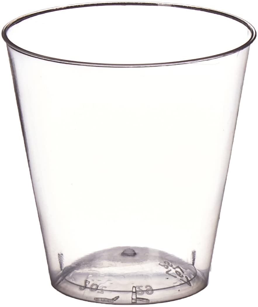 EMI Yoshi Clear Ware Shot Glass, 2-Ounce, Clear, Set of 50