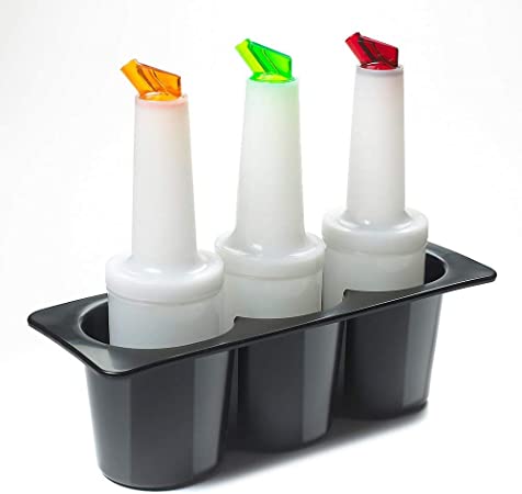 Three Compartment Bottle Wells for Ice Bins
