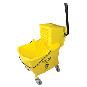 Value-Plus™ Side press Wringer and Plastic Bucket Combo, 26-35 qt., Yellow