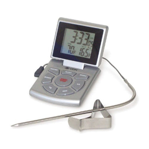 Combo Probe Thermometer, timer & clock, 14 to 392 degrees F