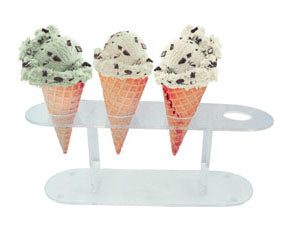 Acrylic Ice Cream Cone Holder