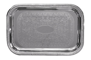 Chrome Plated Tray, Oblong