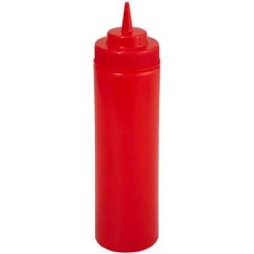 12 oz Red Squeeze Bottle – JRJ Food Equipment