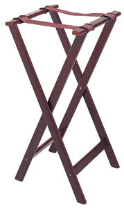 Cherrywood Finish Tray Stand 32"